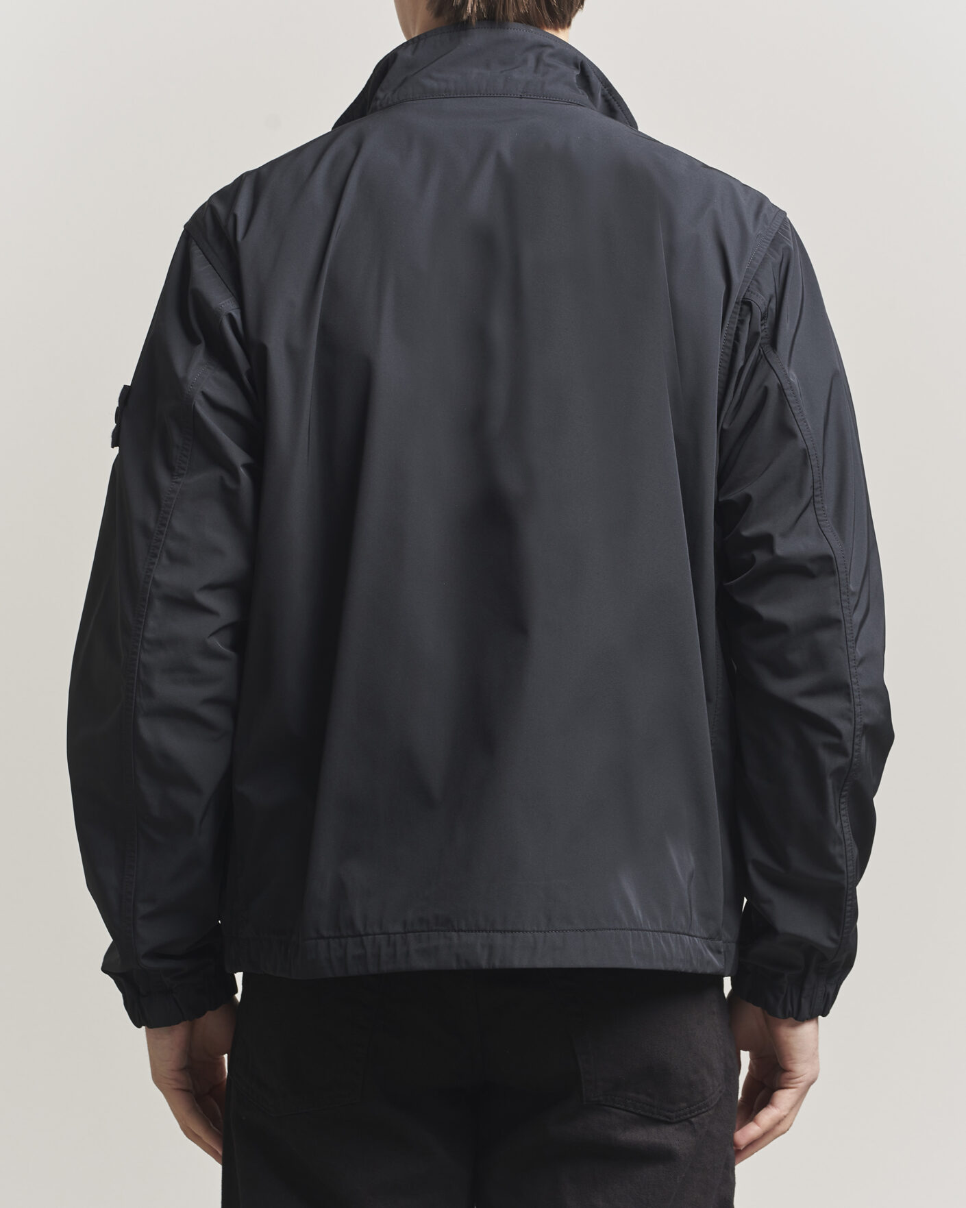 Homme | Manteaux Et Vestes | Stone Island | Micro Twill Stand Collar Jacket Black