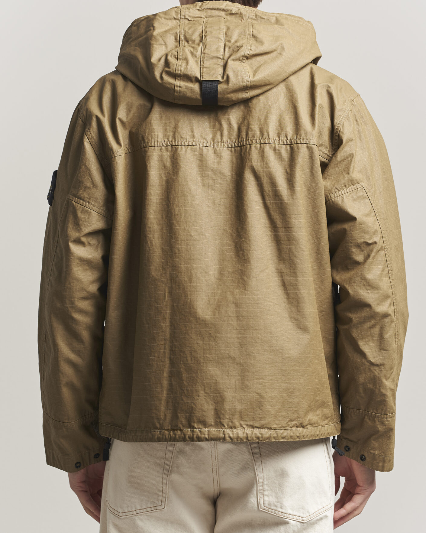 Homme | Manteaux Et Vestes | Stone Island | Double Coated Cotton Ripstop Jacket Military Green