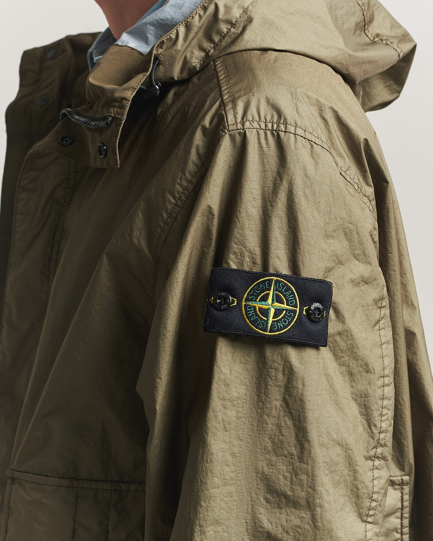 Homme | Manteaux Et Vestes | Stone Island | Membrana 3L Hooded Parka Military Green