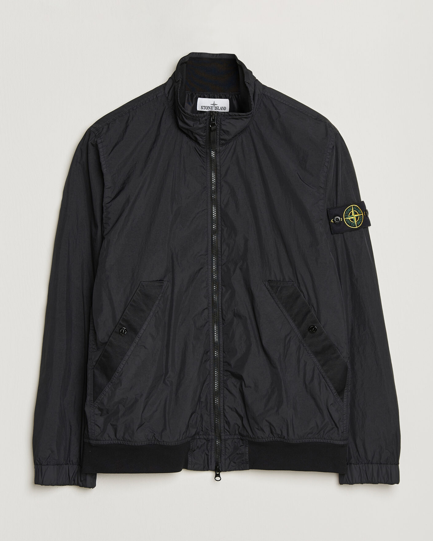 Homme | Manteaux Et Vestes | Stone Island | Crinkle Reps Short Jacket Black