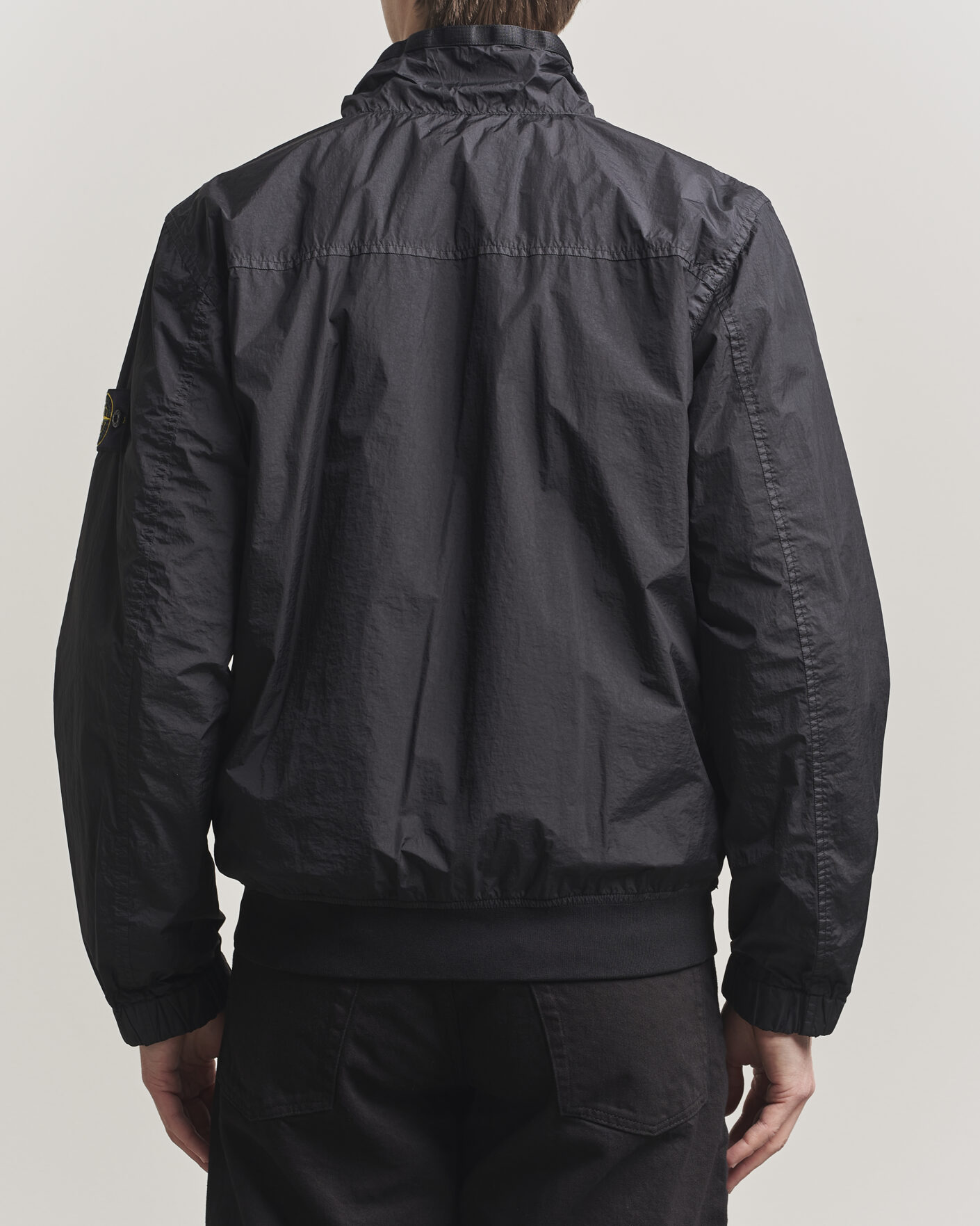 Homme | Manteaux Et Vestes | Stone Island | Crinkle Reps Short Jacket Black