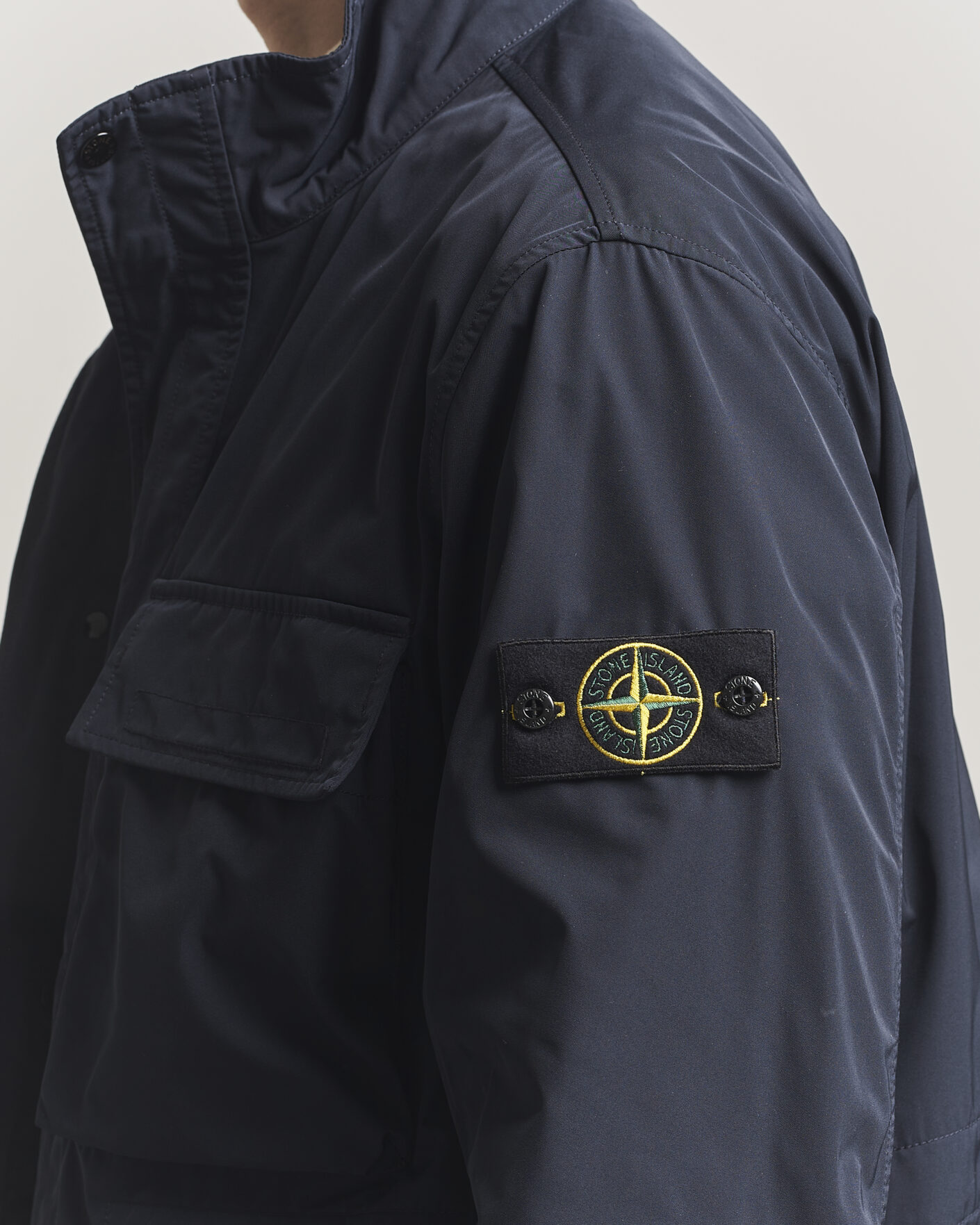 Homme | Manteaux Et Vestes | Stone Island | Micro Twill Field Jacket Navy