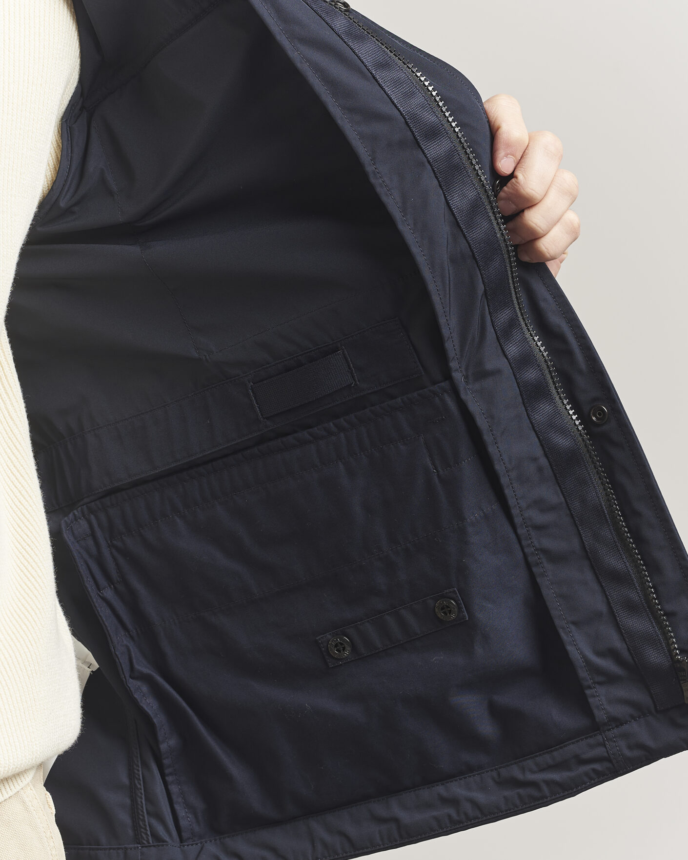 Homme | Manteaux Et Vestes | Stone Island | Micro Twill Field Jacket Navy