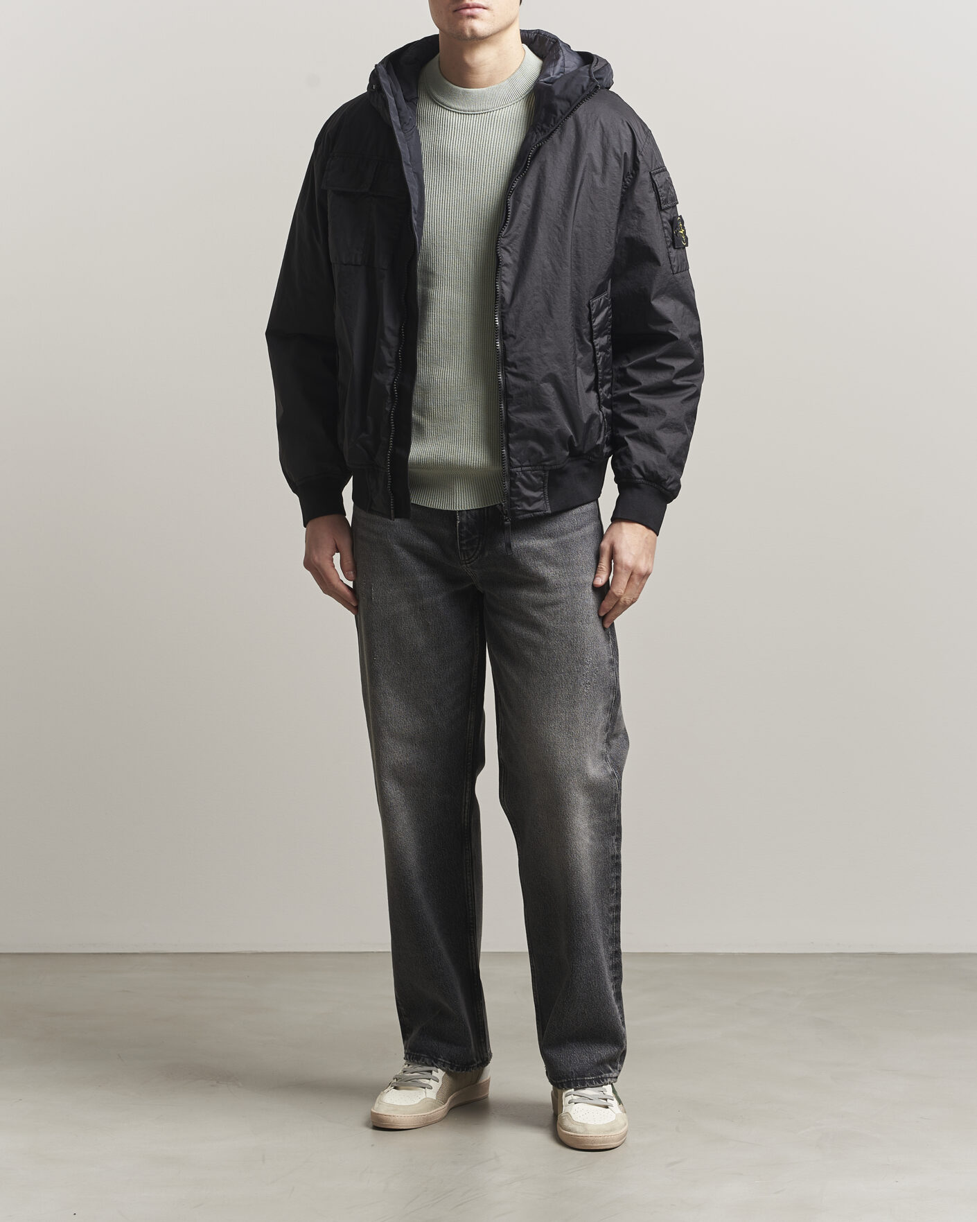 Homme | Manteaux Et Vestes | Stone Island | Membrana 3L Hood Jacket Black