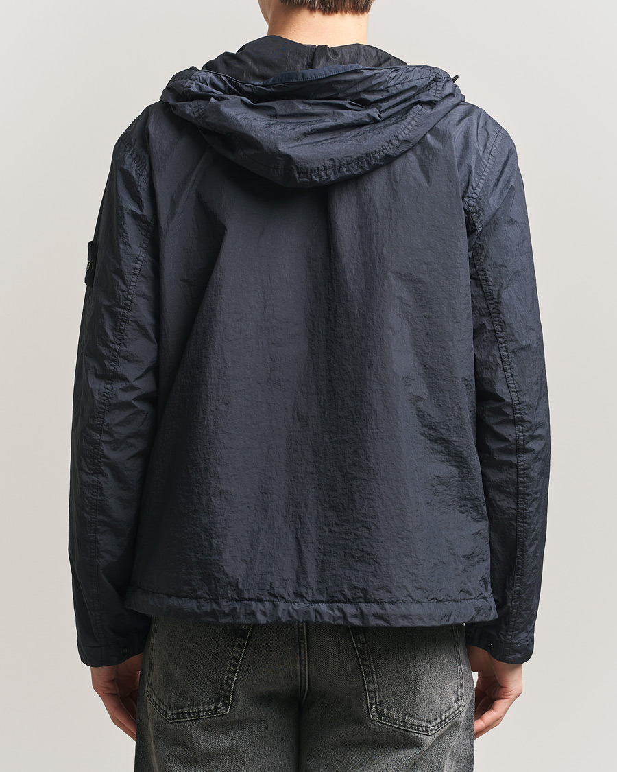 Homme | Manteaux Et Vestes | Stone Island | Crinkle Reps Padded Hood Jacket Navy