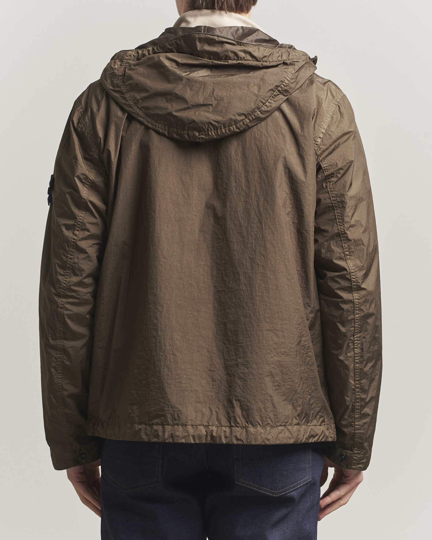 Homme | Manteaux Et Vestes | Stone Island | Crinkle Reps Padded Hood Jacket Umber