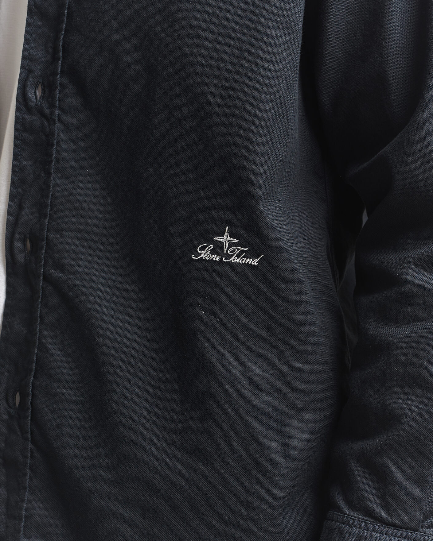 Homme | Chemises | Stone Island | Organic Cotton Oxford Shirt Navy