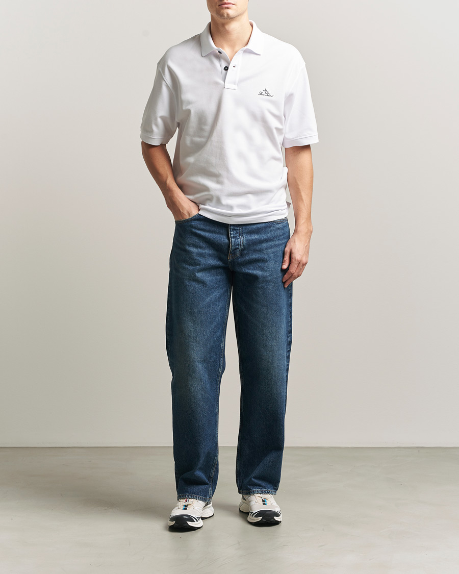 Homme | Polos | Stone Island | Organic Cotton Pique White