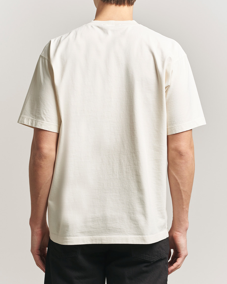 Homme | T-shirts | Stone Island | Combed Organic Cotton T-Shirt Ivory