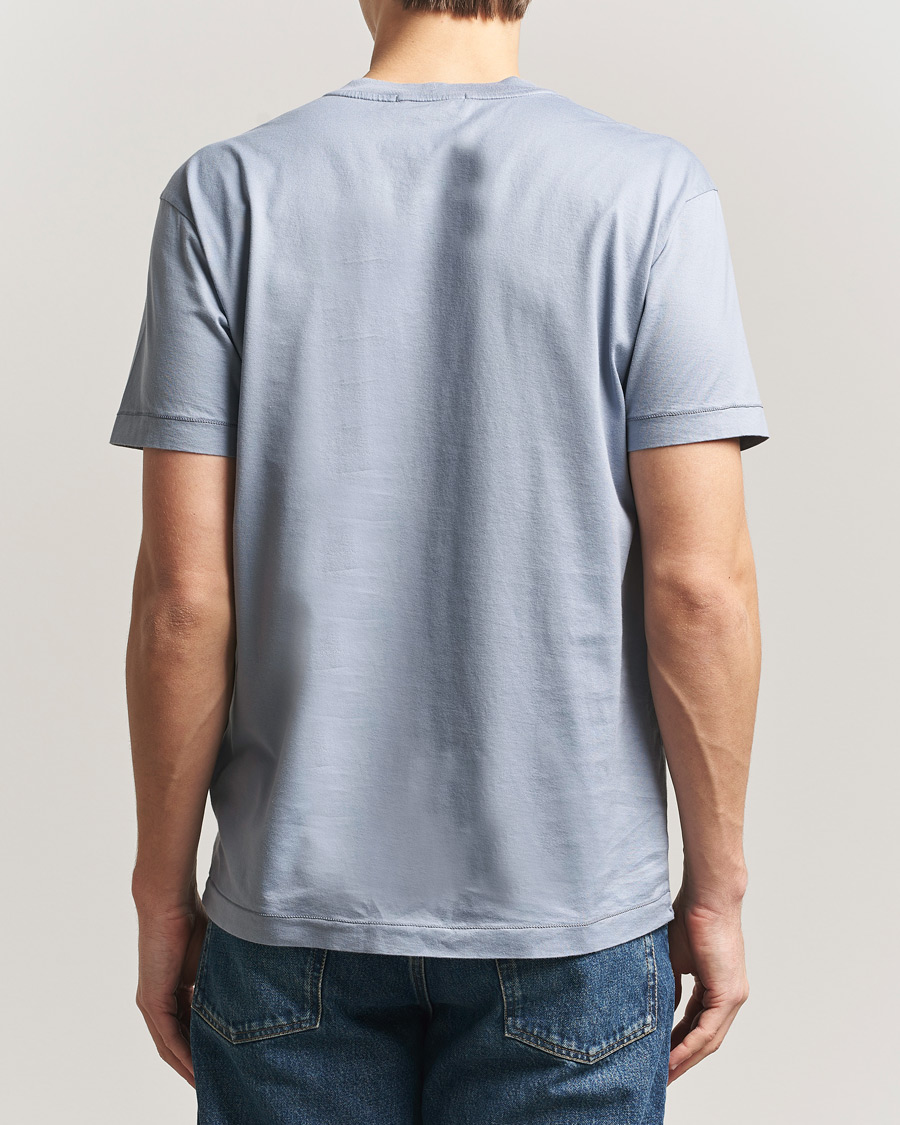Homme | T-shirts | Stone Island | Garment Dyed Cotton Jersey T-Shirt Dark Blue