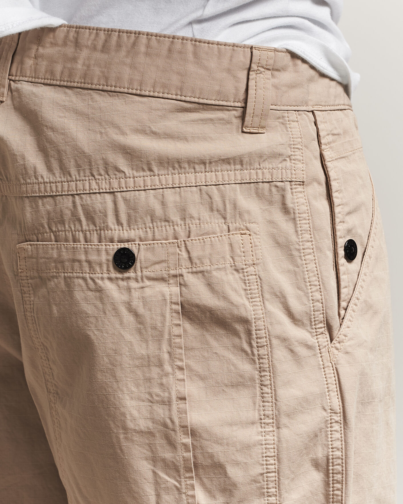 Homme | Pantalons | Stone Island | Cotton Ripstop Trousers Desert