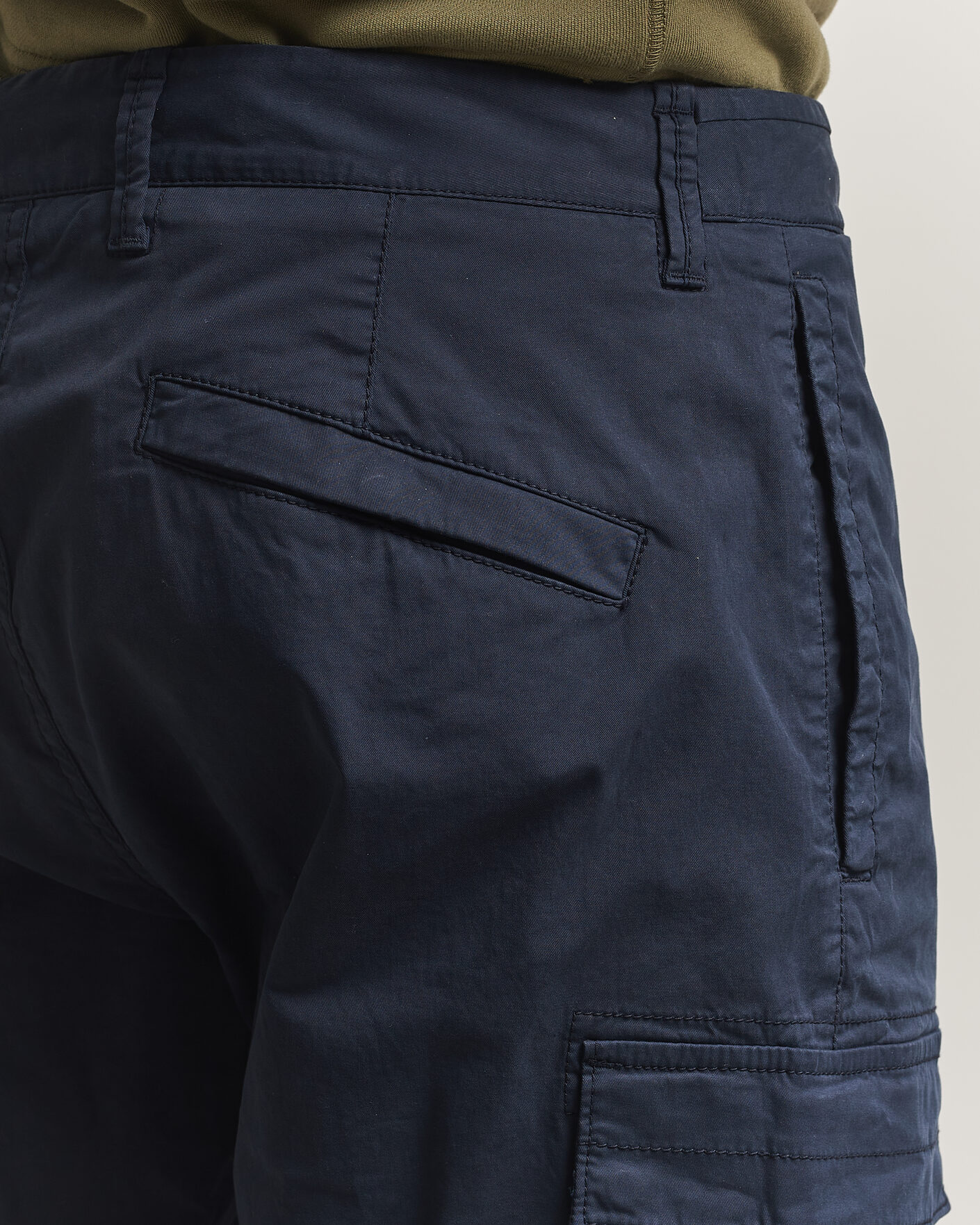 Homme | Pantalons | Stone Island | Stretch Cotton Twill Cargo Trousers Navy