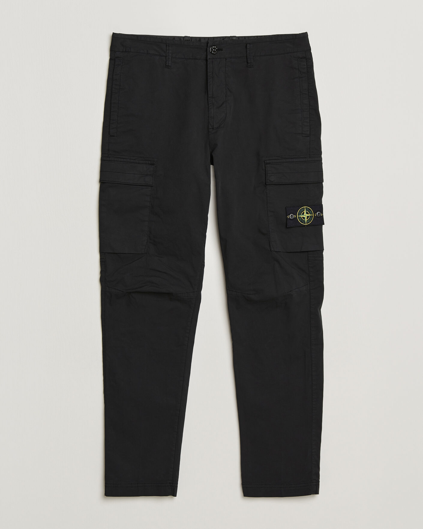Homme | Pantalons | Stone Island | Stretch Cotton Twill Cargo Trousers Black