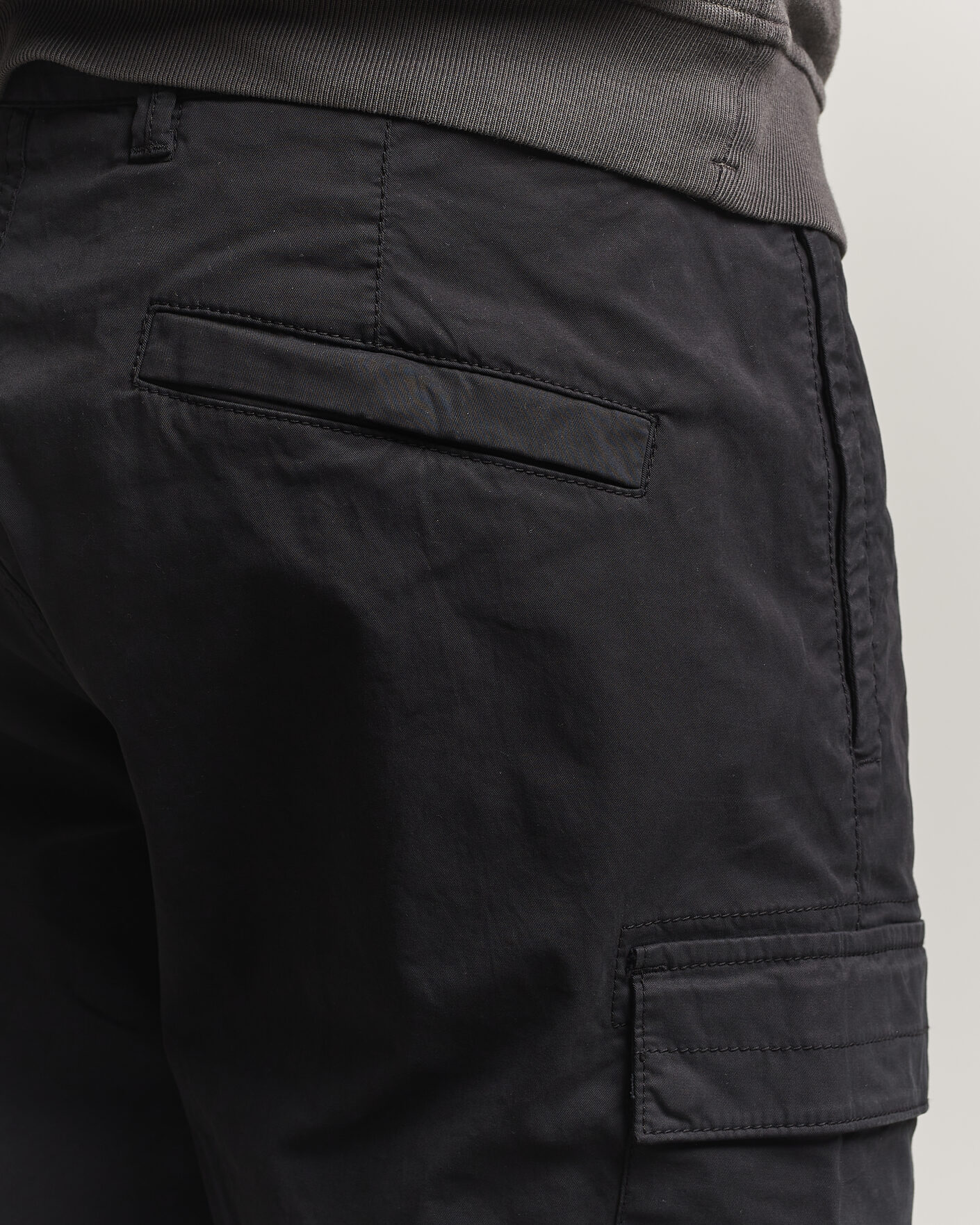 Homme | Pantalons | Stone Island | Stretch Cotton Twill Cargo Trousers Black