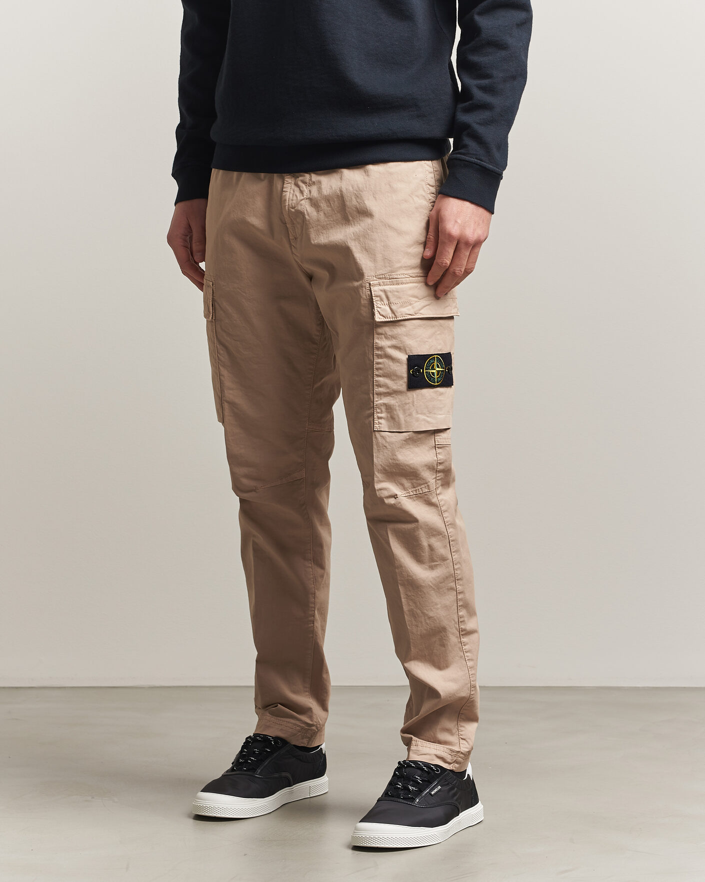 Homme | Pantalons | Stone Island | Stretch Cotton Twill Cargo Trousers Desert