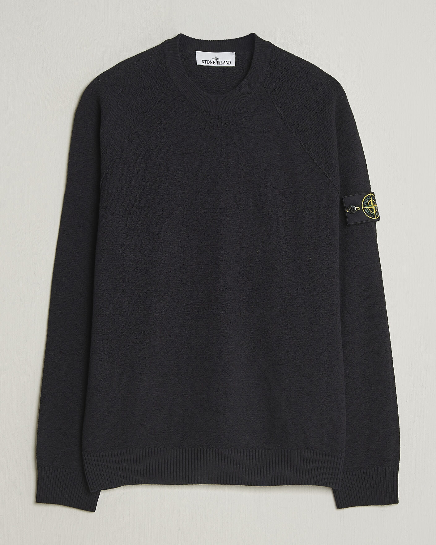 Homme | Pulls Et Tricots | Stone Island | Raw Hand Organic Cotton Crewneck Navy