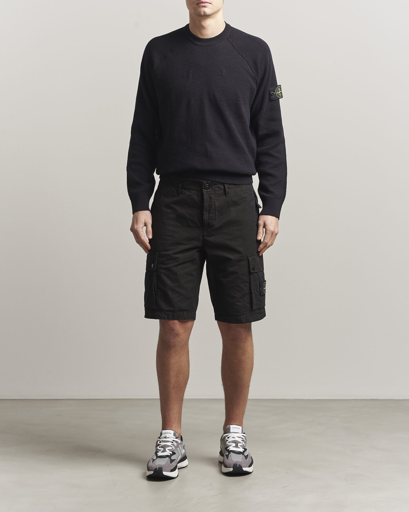 Homme | Pulls Et Tricots | Stone Island | Raw Hand Organic Cotton Crewneck Navy
