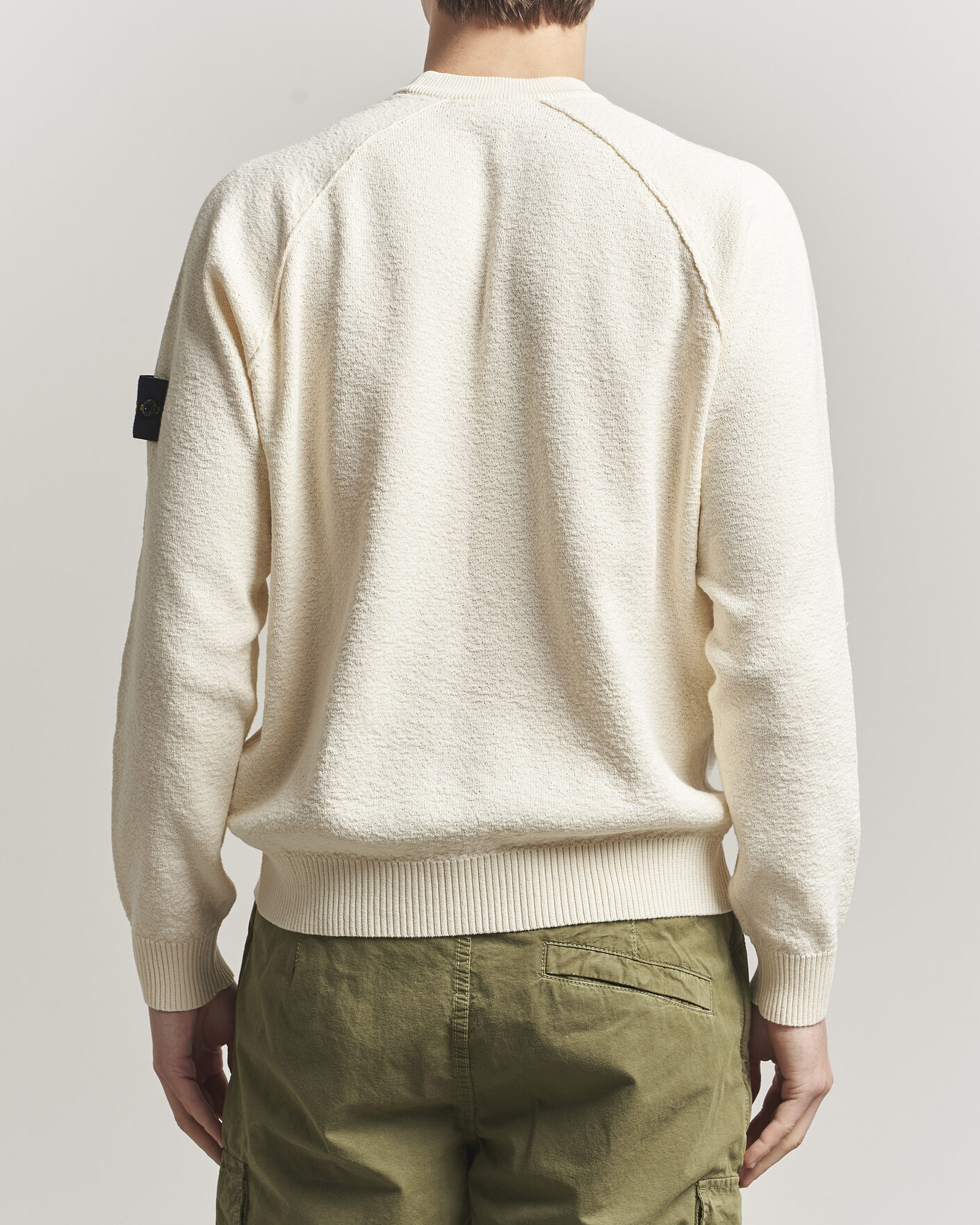 Homme | Pulls Et Tricots | Stone Island | Raw Hand Organic Cotton Crewneck Ivory