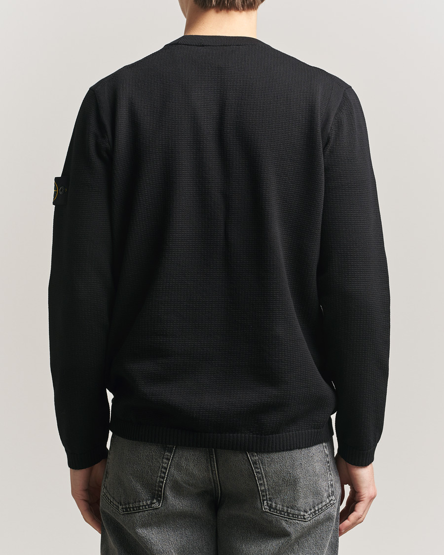Homme | Pulls Et Tricots | Stone Island | Micro Stitch Soft Organic Cotton Crewneck Black