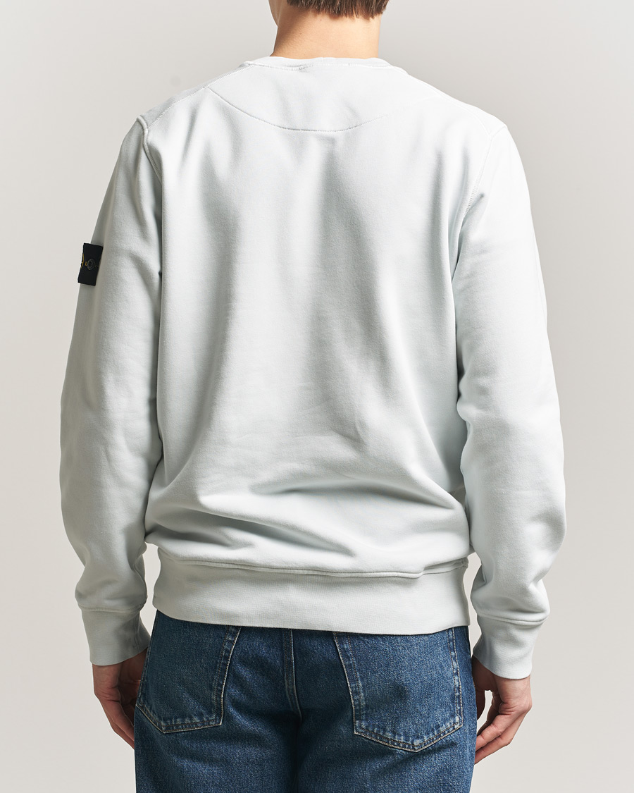 Homme | Pulls Et Tricots | Stone Island | Garment Dyed Fleece Sweatshirt Sky Blue