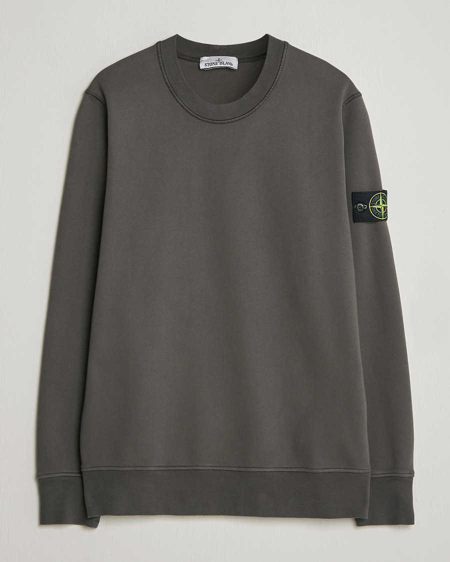 Homme | Pulls Et Tricots | Stone Island | Garment Dyed Fleece Sweatshirt Charcoal