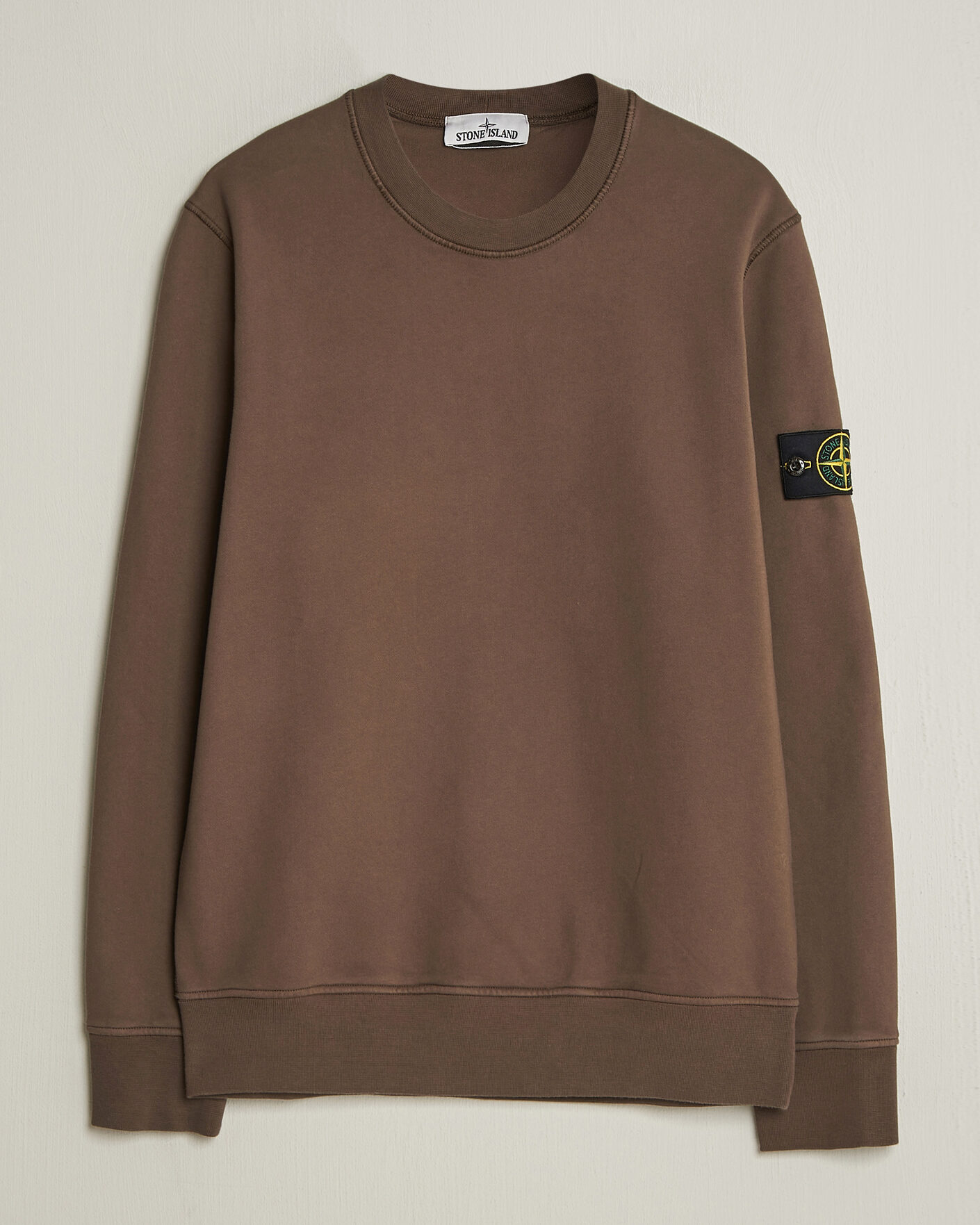 Homme | Pulls Et Tricots | Stone Island | Garment Dyed Fleece Sweatshirt Umber