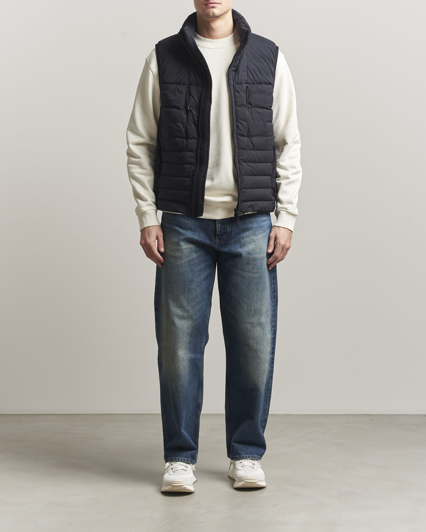 Homme | Gilets | Stone Island | Nylon Down Vest Navy