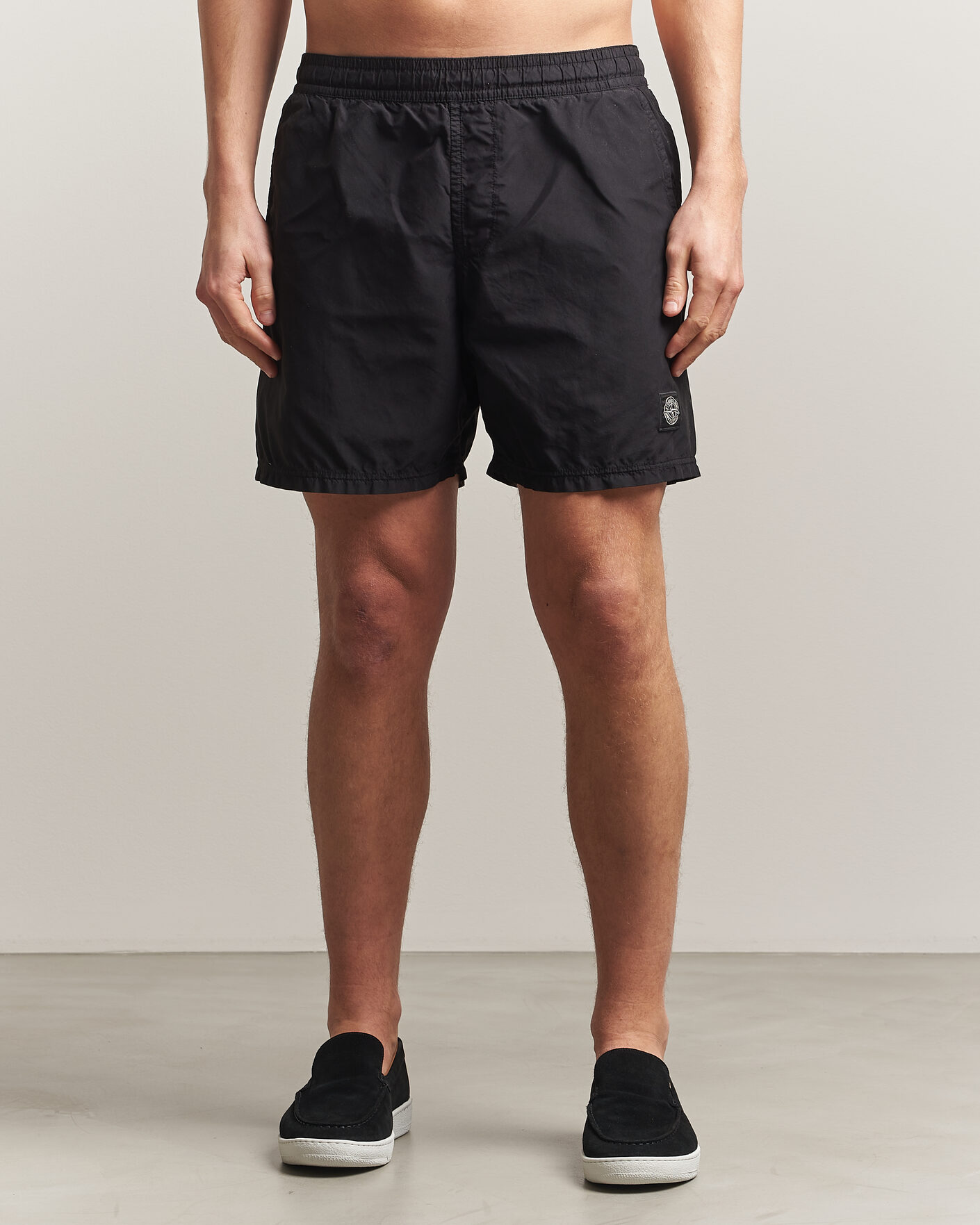 Homme | Maillots De Bain | Stone Island | Brushed Nylon Swimshorts Black