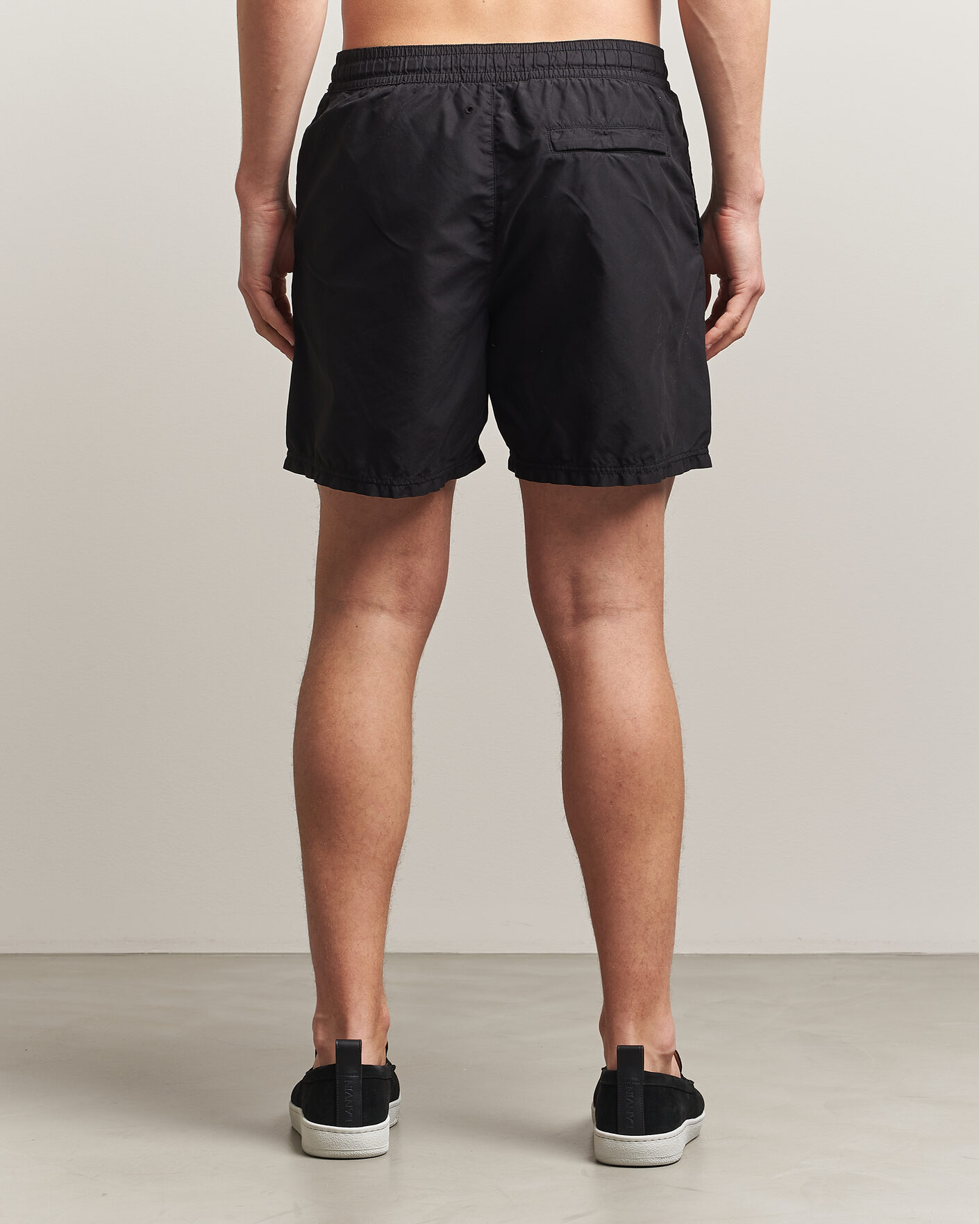 Homme | Maillots De Bain | Stone Island | Brushed Nylon Swimshorts Black