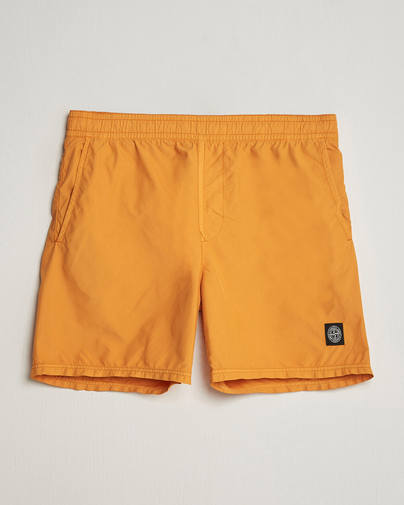 Homme | Maillots De Bain | Stone Island | Brushed Nylon Swimshorts Tangerine
