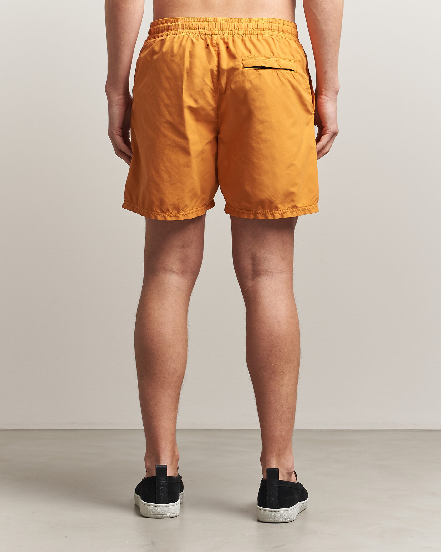 Homme | Maillots De Bain | Stone Island | Brushed Nylon Swimshorts Tangerine