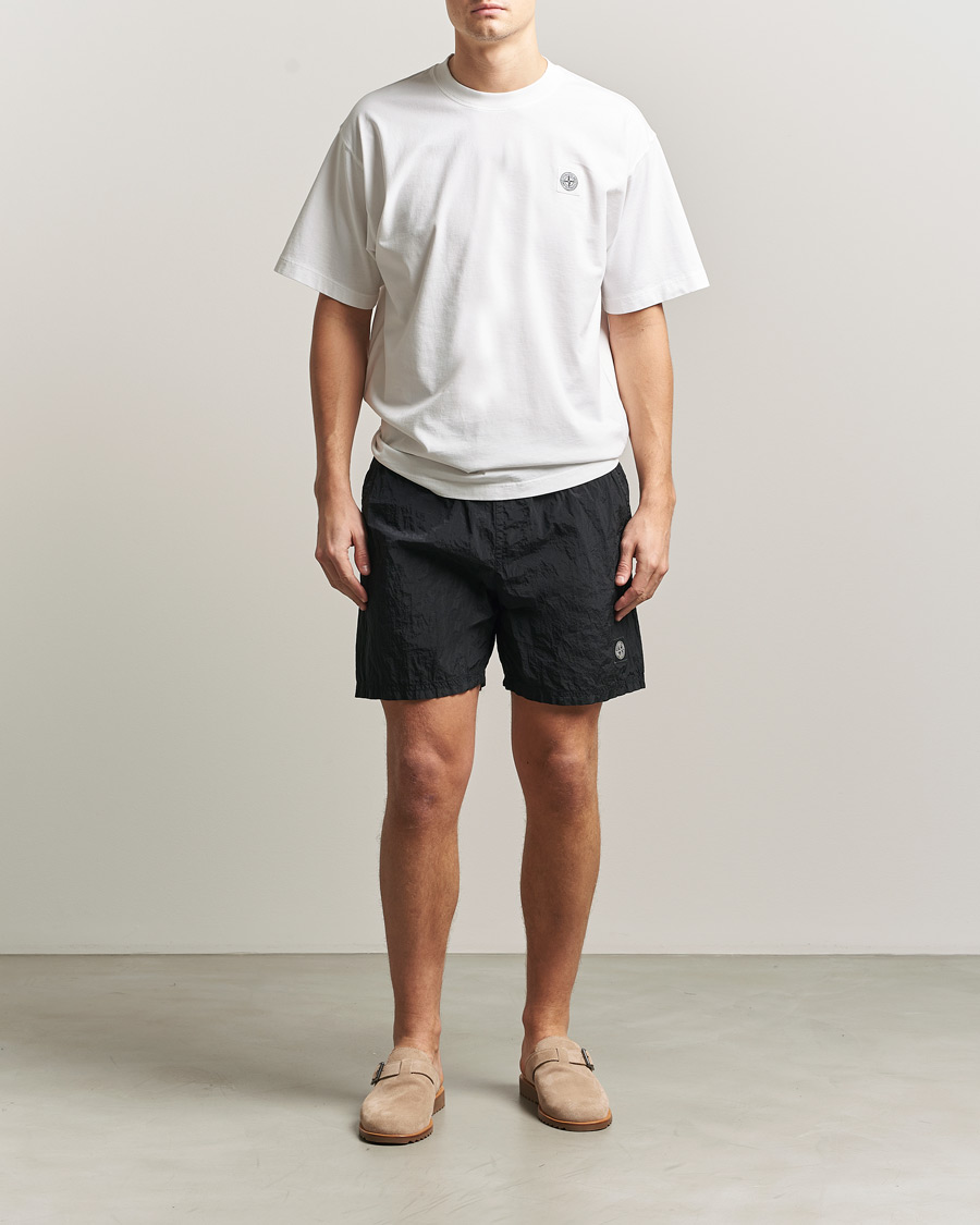 Homme | Maillots De Bain | Stone Island | Nylon Metal Econyl Swimshorts Black