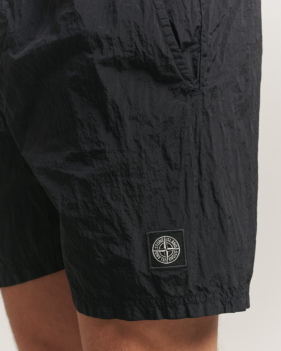 Homme | Maillots De Bain | Stone Island | Nylon Metal Econyl Swimshorts Black