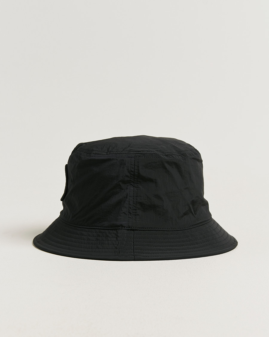 Homme | Bobs Et Casquettes | Stone Island | Nylon Metal Bucket Hat Black