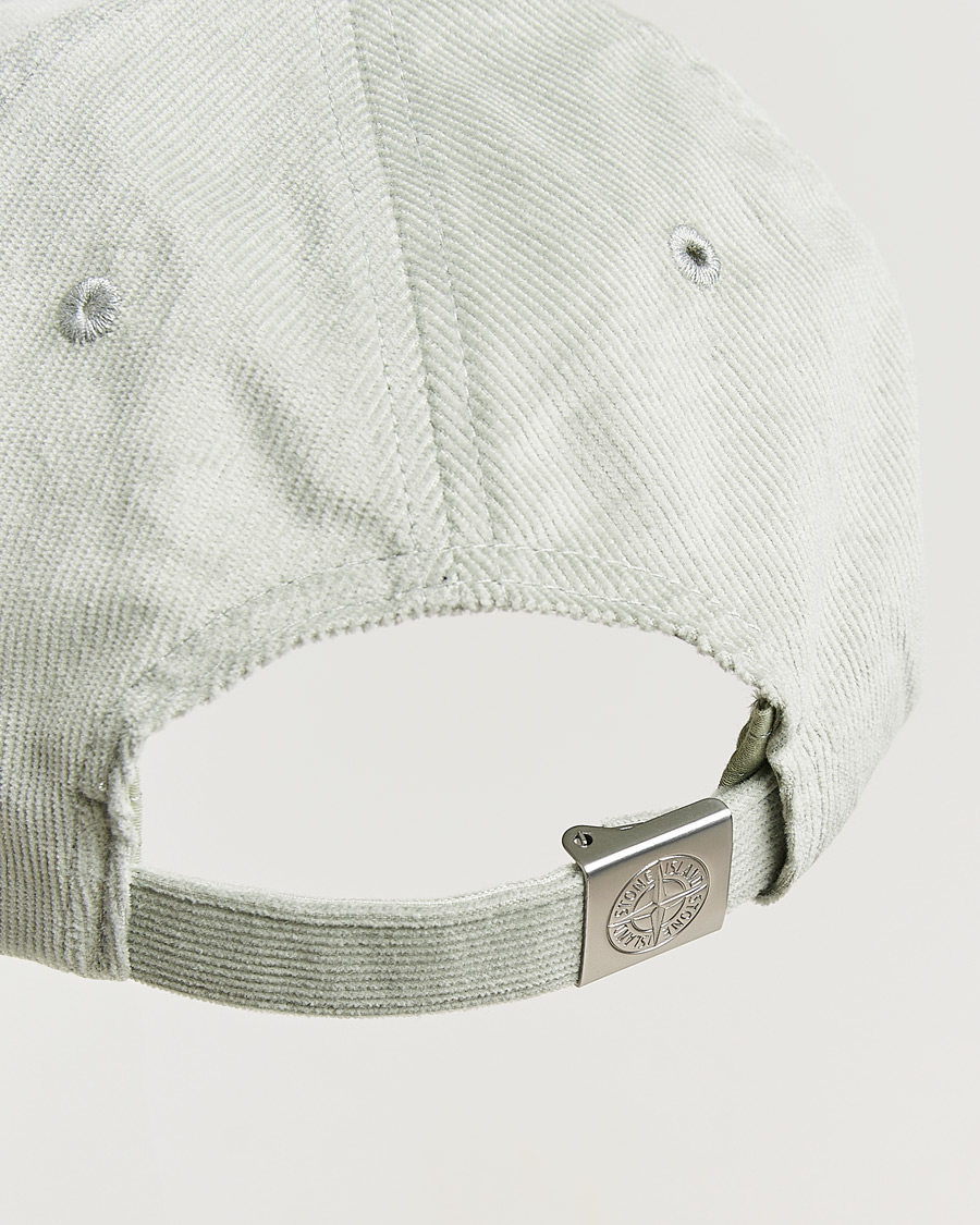 Homme | Bobs Et Casquettes | Stone Island | Micro Cord Cotton Cap Sage