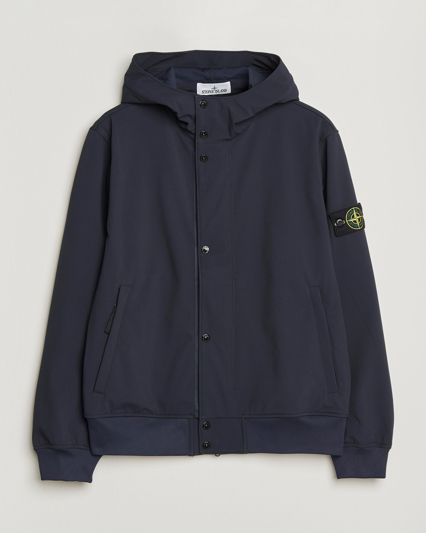 Homme | Manteaux Et Vestes | Stone Island | Soft Shell Hooded Jacket Navy