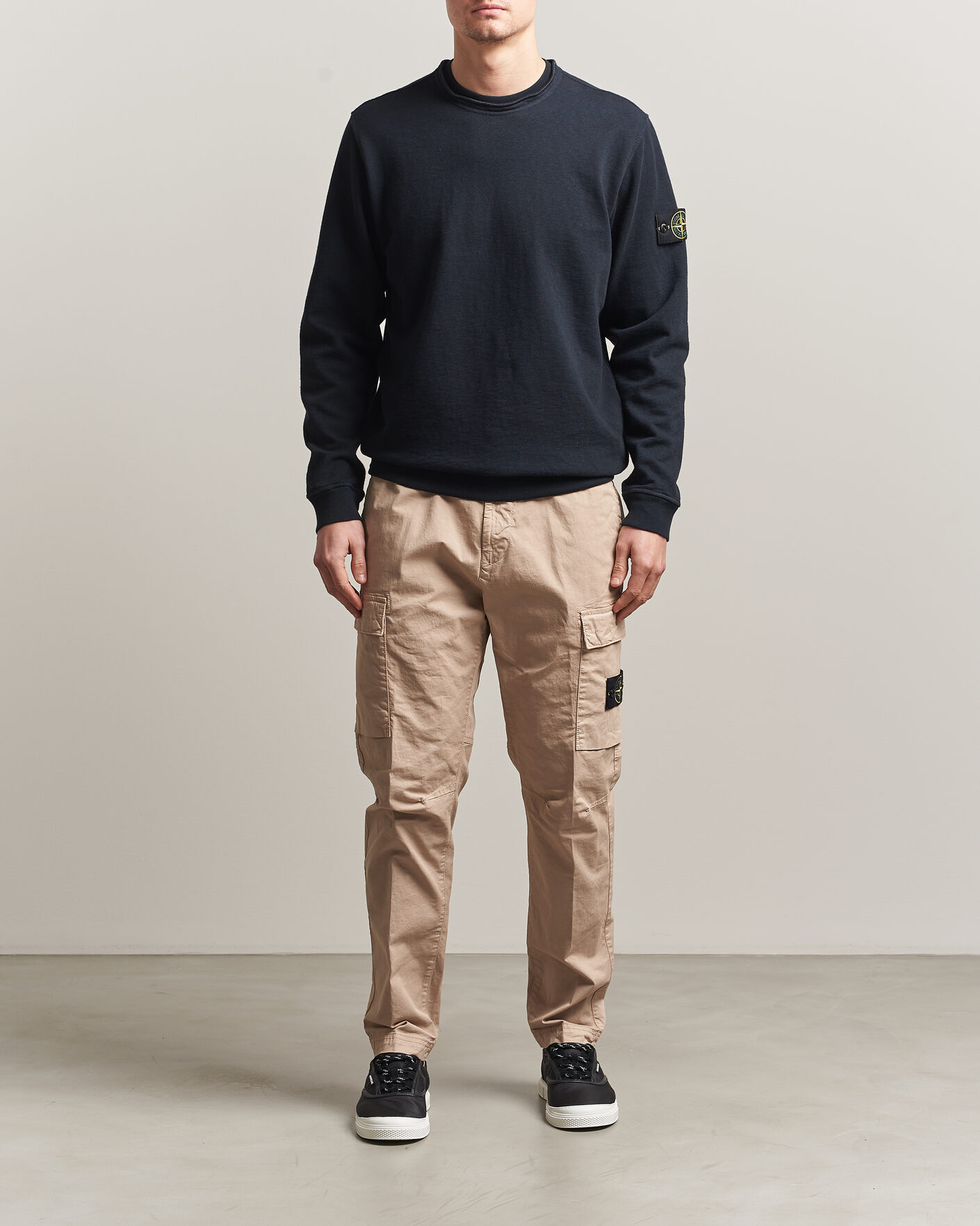 Homme | Pulls Et Tricots | Stone Island | Old Dyed Cotton Sweatshirt Navy