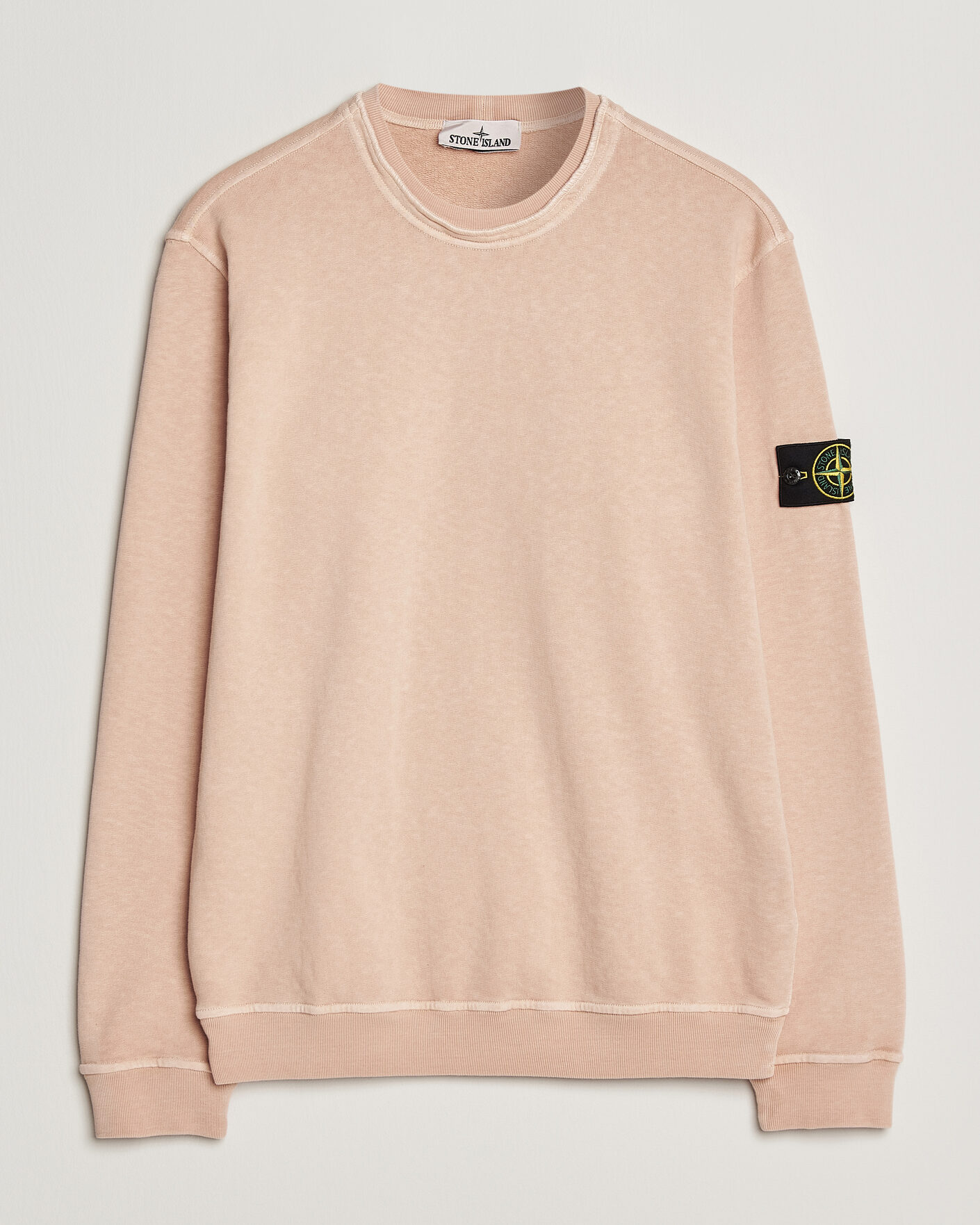 Homme | Pulls Et Tricots | Stone Island | Old Dyed Cotton Sweatshirt Plaster Pink