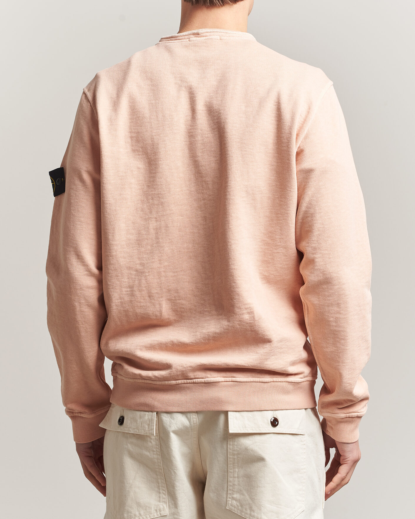 Homme | Pulls Et Tricots | Stone Island | Old Dyed Cotton Sweatshirt Plaster Pink