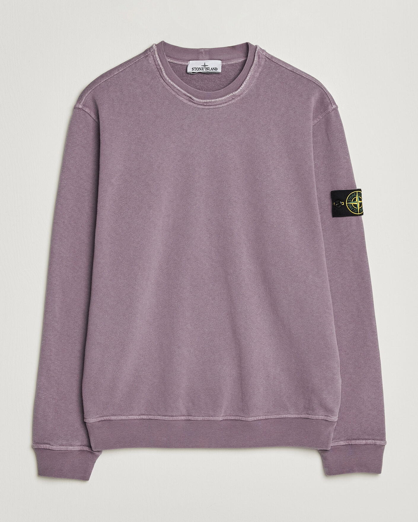 Homme | Pulls Et Tricots | Stone Island | Old Dyed Cotton Sweatshirt Purple Grey