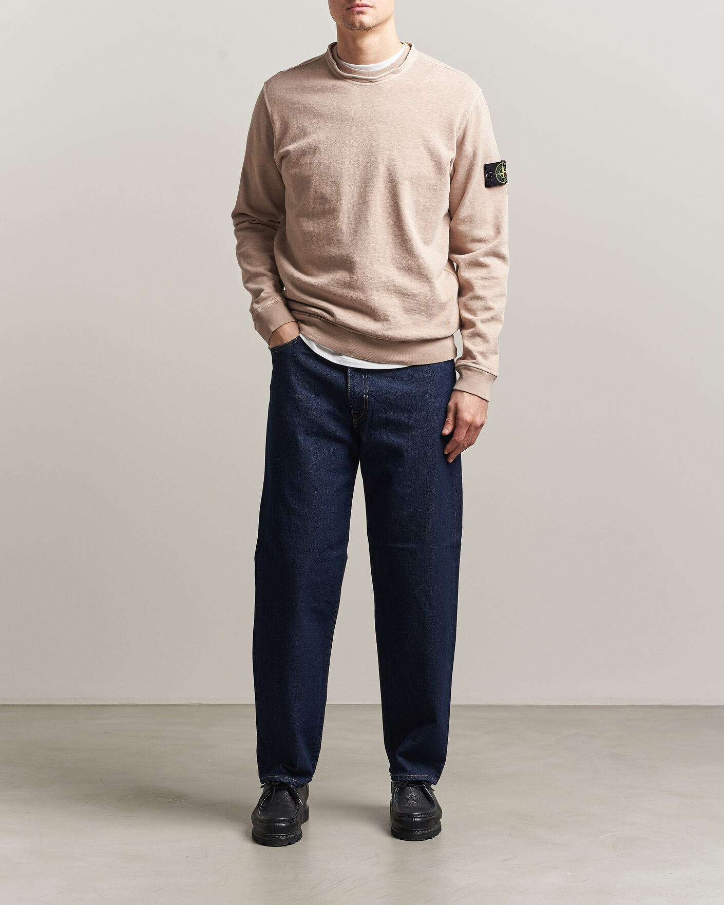 Homme | Pulls Et Tricots | Stone Island | Old Dyed Cotton Sweatshirt Desert
