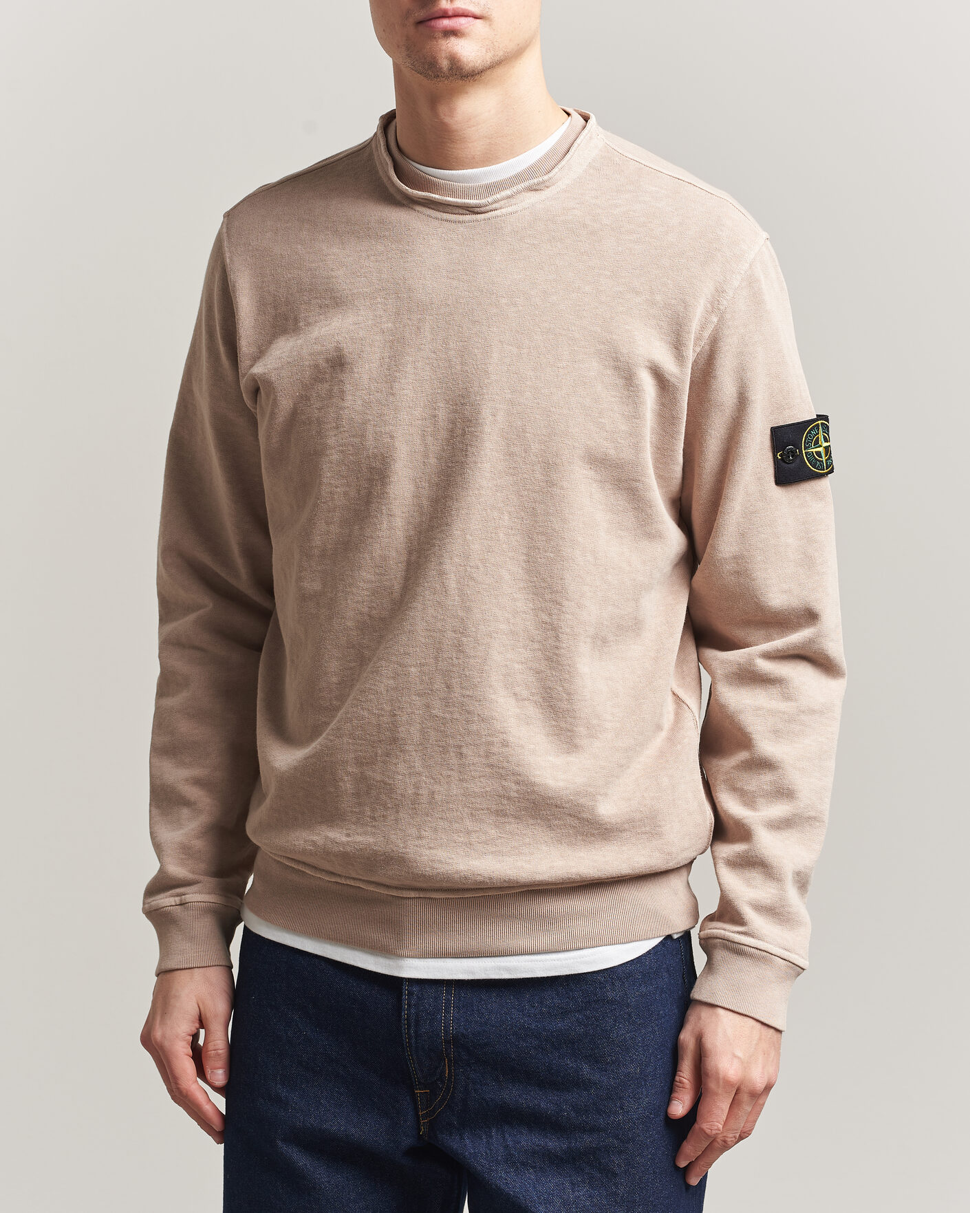 Homme | Pulls Et Tricots | Stone Island | Old Dyed Cotton Sweatshirt Desert
