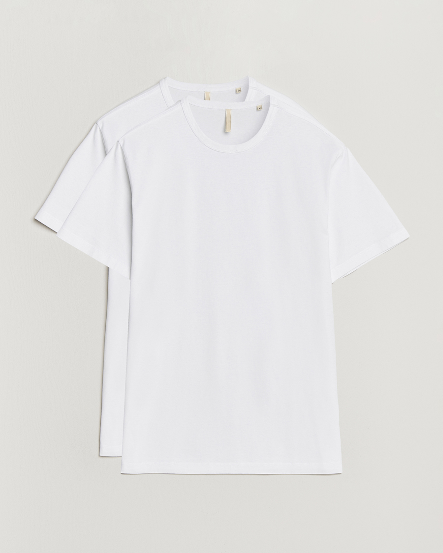 Homme | T-shirts | Sunflower | 2 Pack Tee White