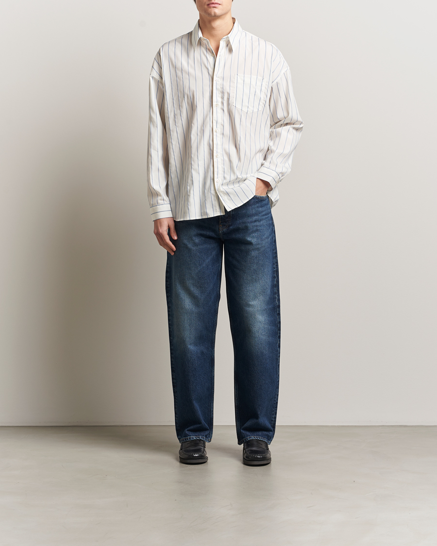 Homme | Jeans | Sunflower | Loose Jeans Dark Blue Worn