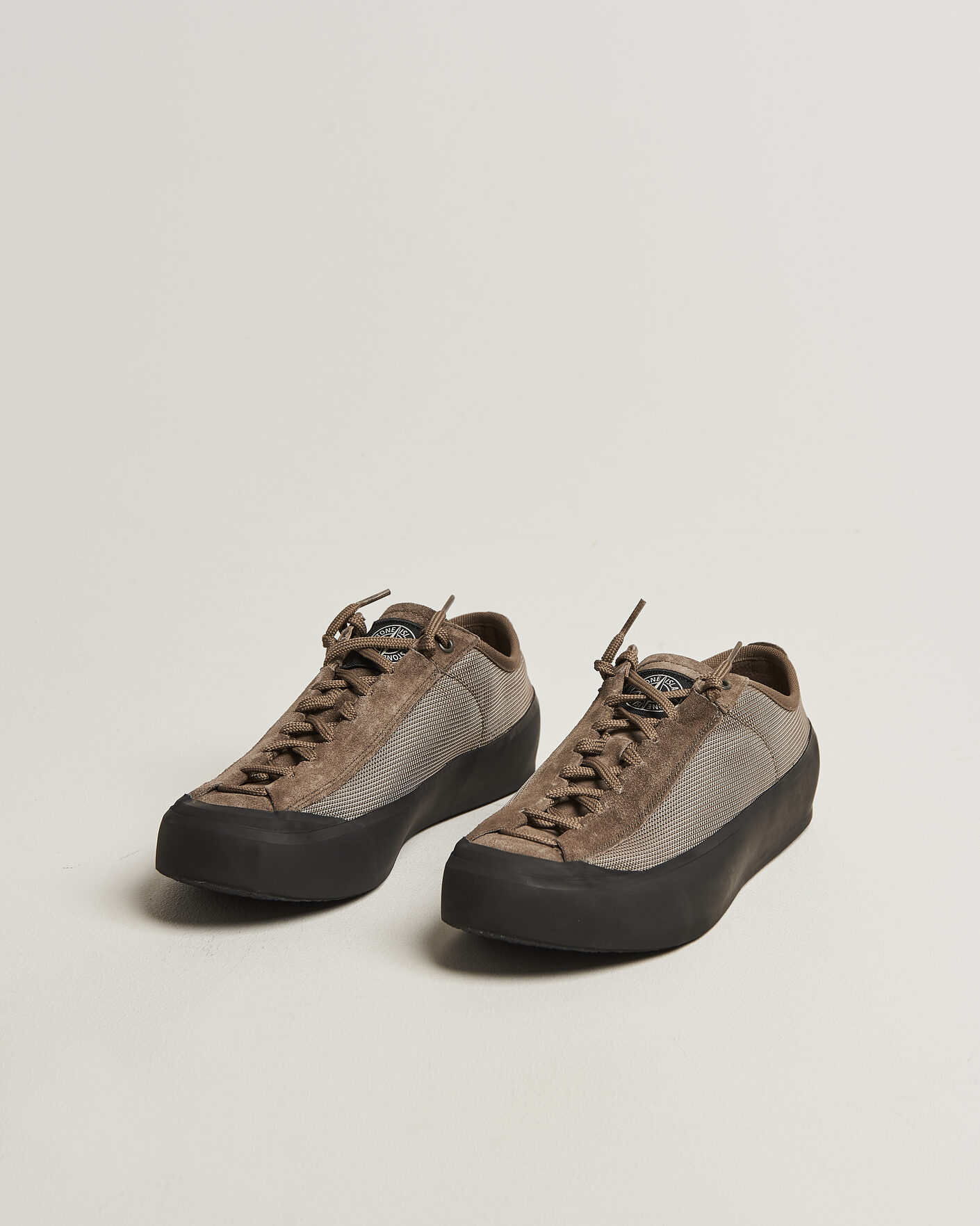 Homme | Baskets | Stone Island | Low Top Sneakers Ash Brown