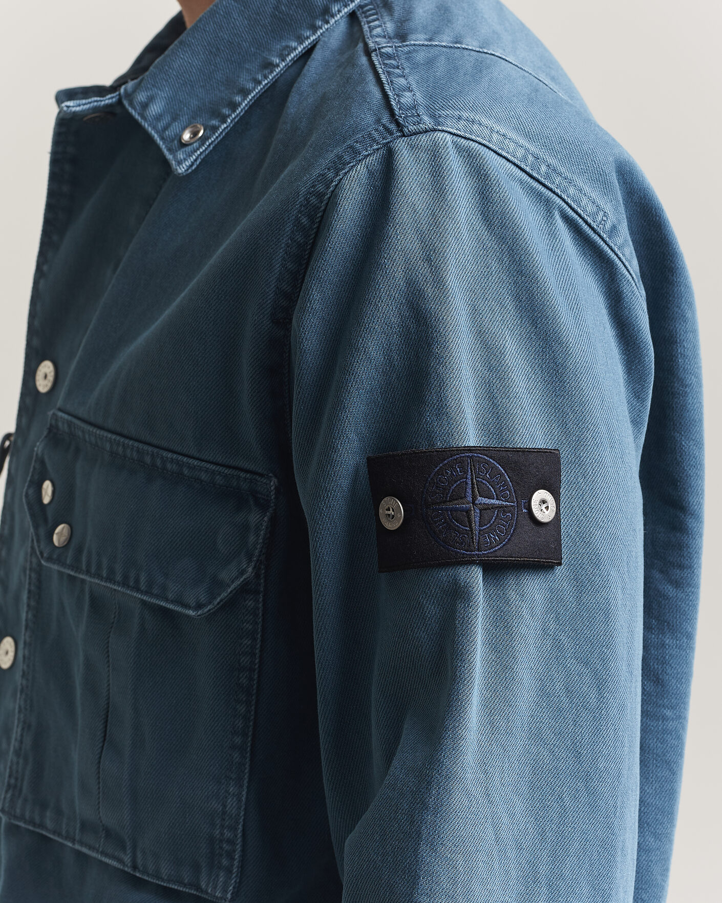 Homme | Chemises | Stone Island | Denim Overshirt Indigo
