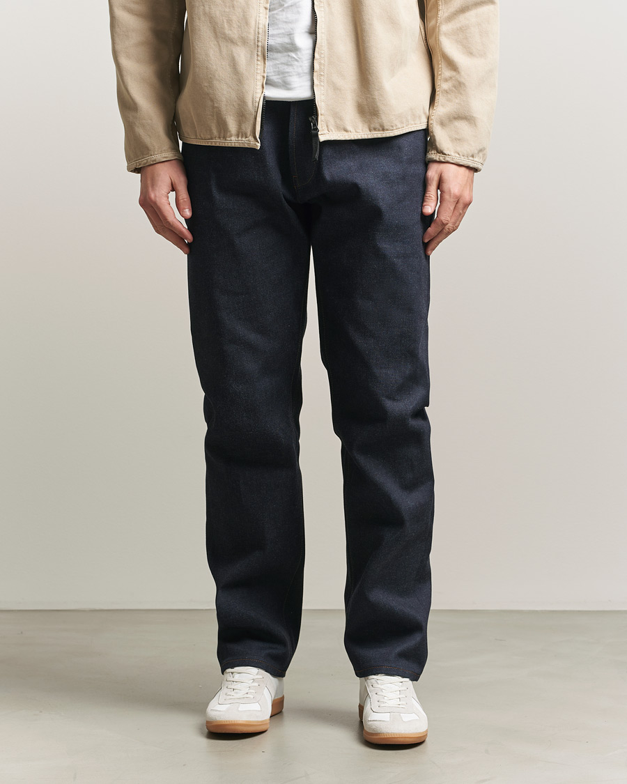 Homme | Jeans | Stone Island | Straight Fit Raw Denim Jeans Blue