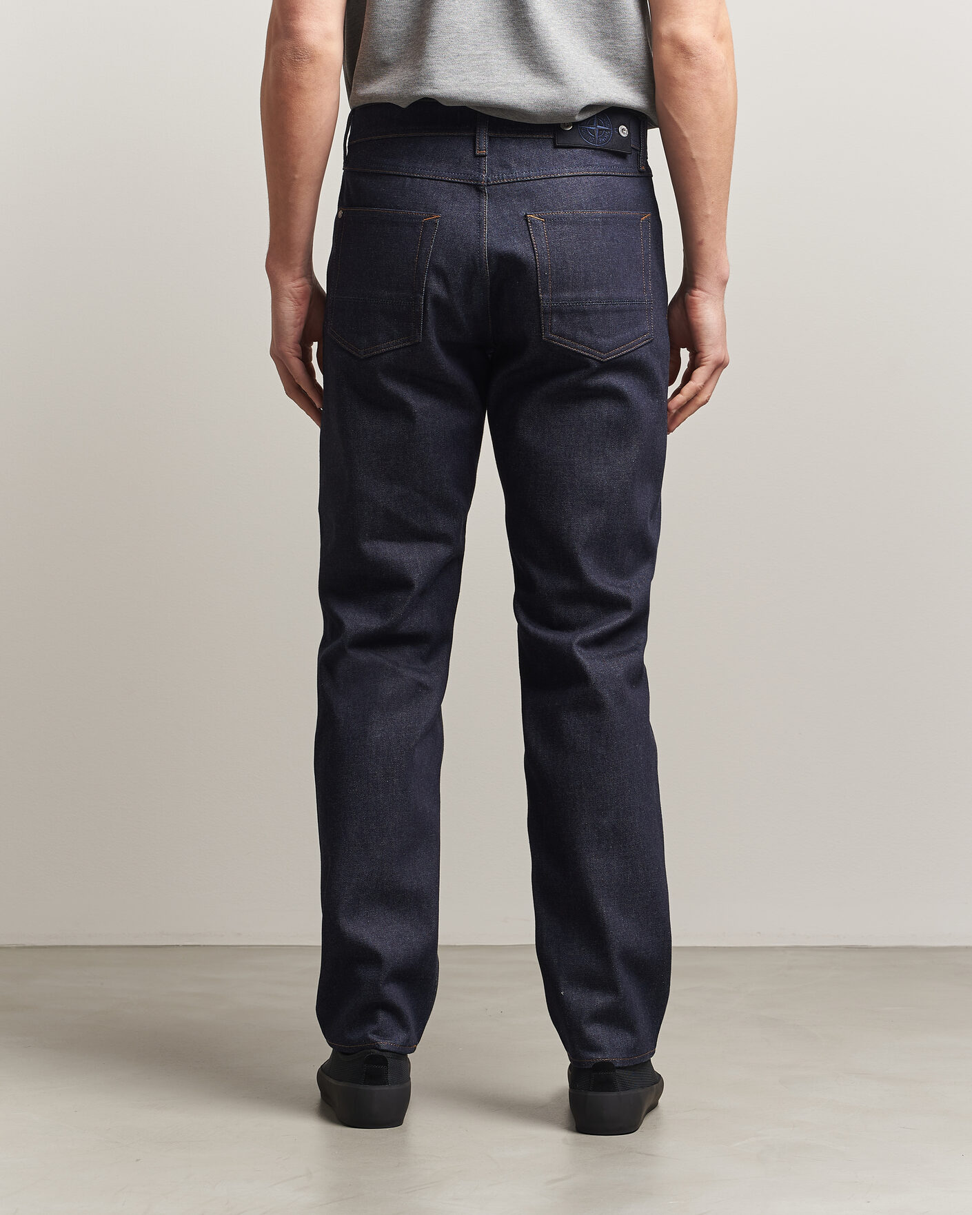 Homme | Pantalons | Stone Island | Straight Fit Jeans Blue Raw