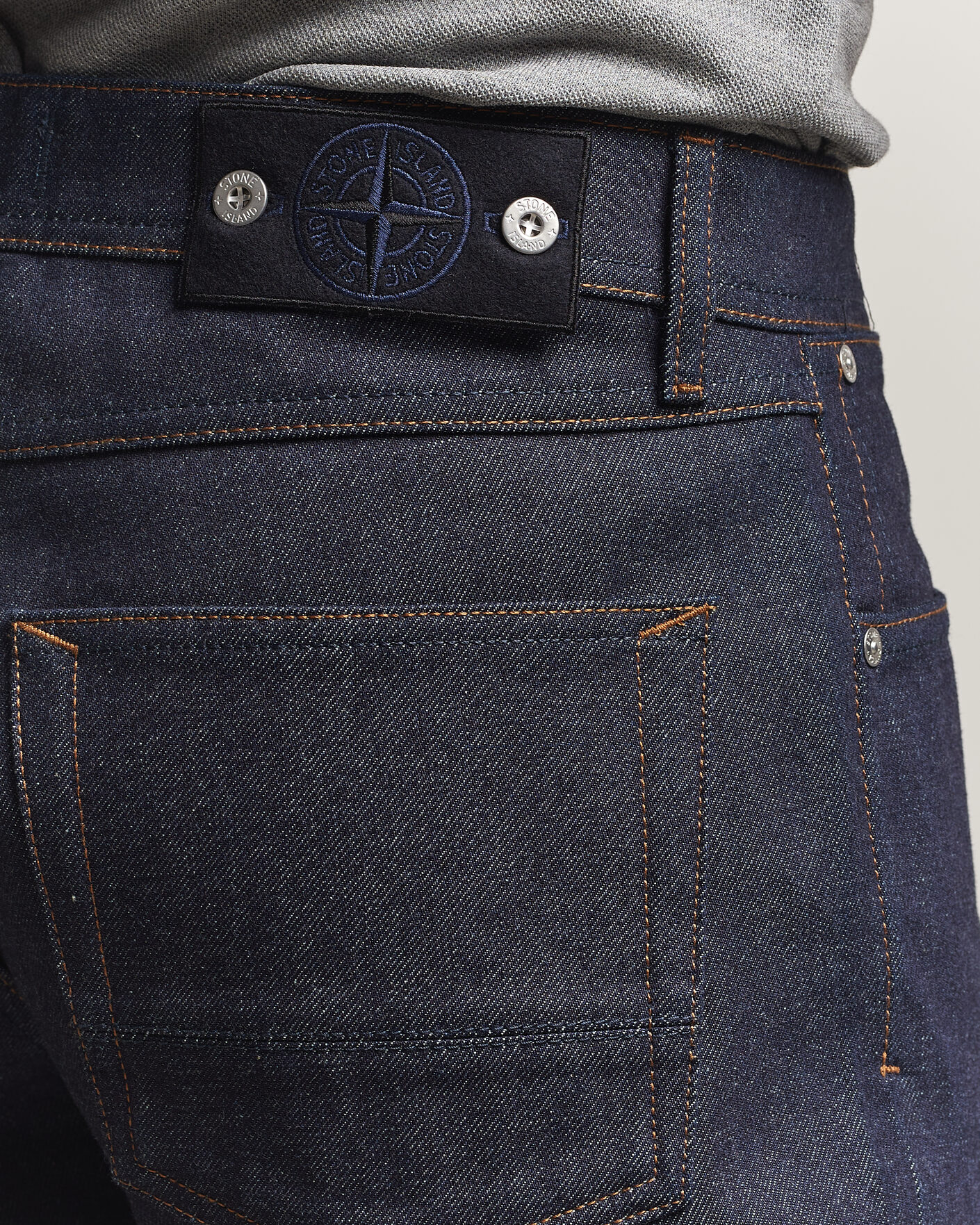Homme | Pantalons | Stone Island | Straight Fit Jeans Blue Raw