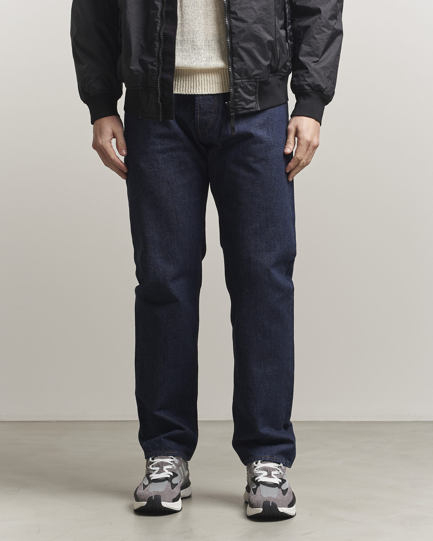 Homme | Jeans | Stone Island | Straight Fit Denim Jeans Blue Rinse